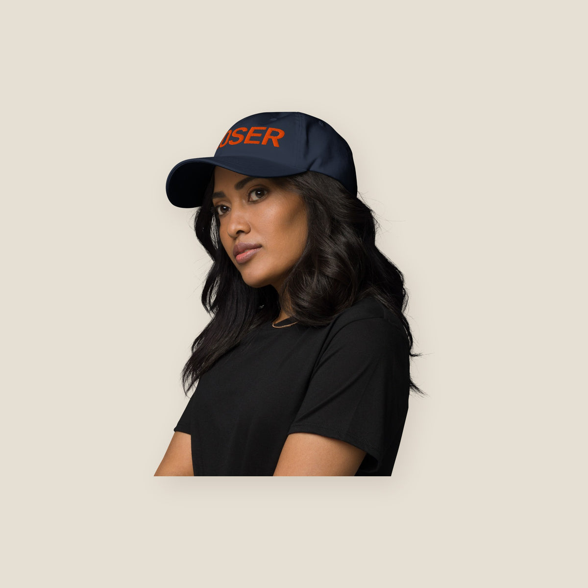 CLOSER · Low Profile Hat · Orange Stitch