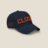 CLOSER low profile hat, orange on navy