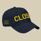 CLOSER · Low Profile Hat · Yellow Stitch