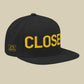 CLOSER · Snapback Hat · Yellow Stitch