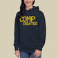 COMPENSATED · Unisex Hoodie · Yellow Stitch