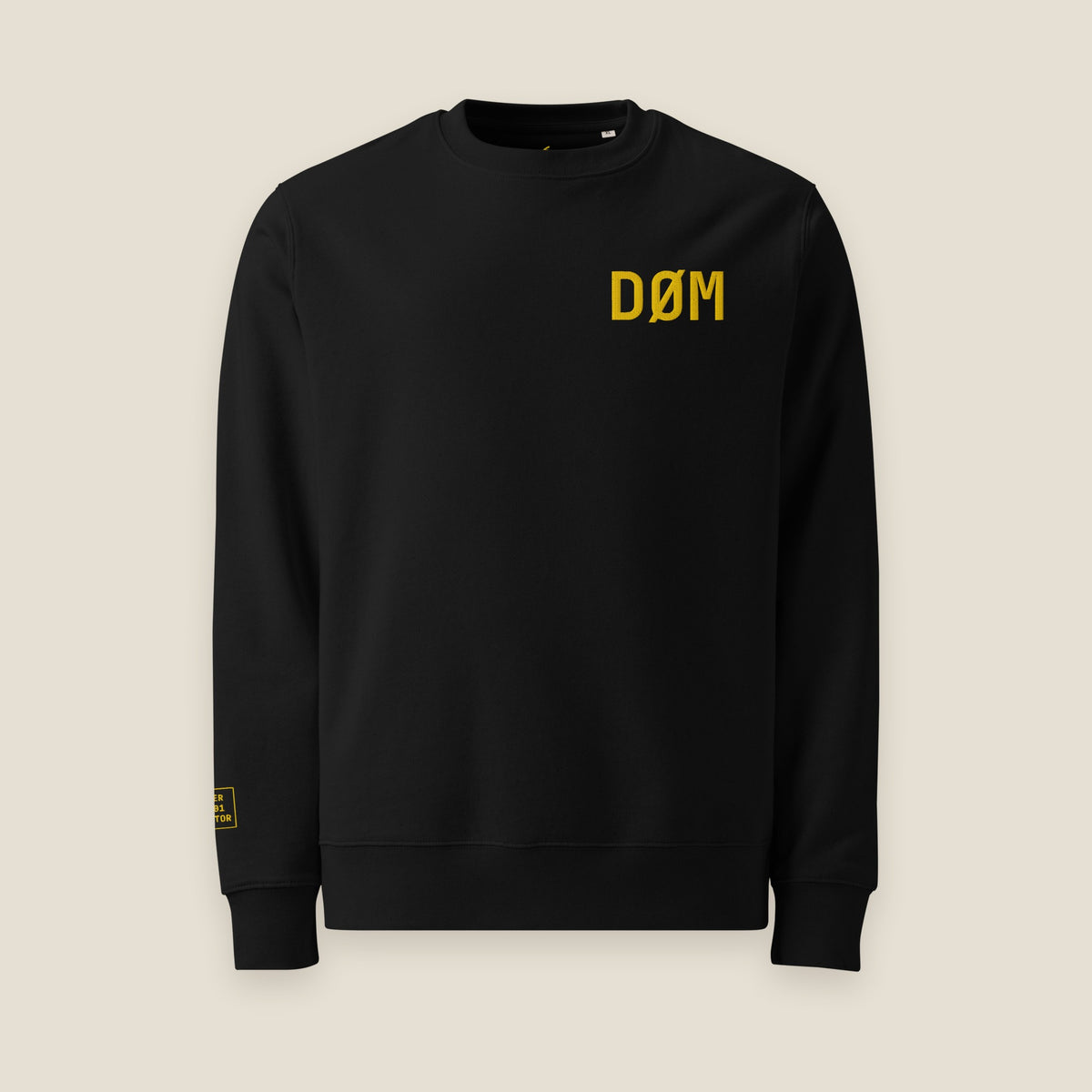 DØM black crewneck