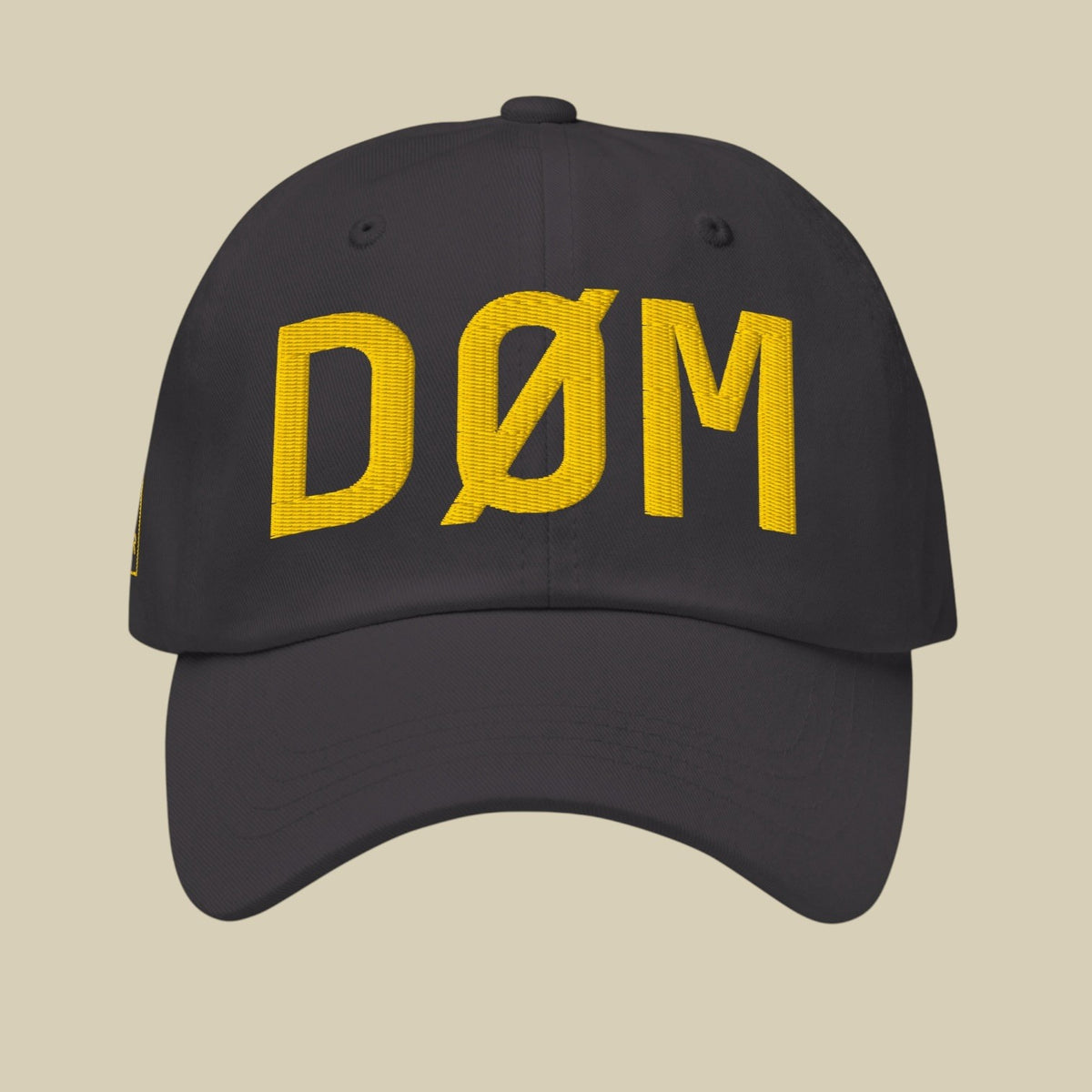 DØM · Low Profile Hat · Yellow Stitch