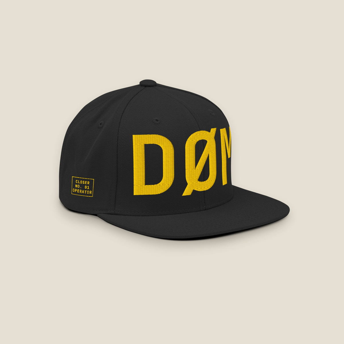 DØM snapback, black