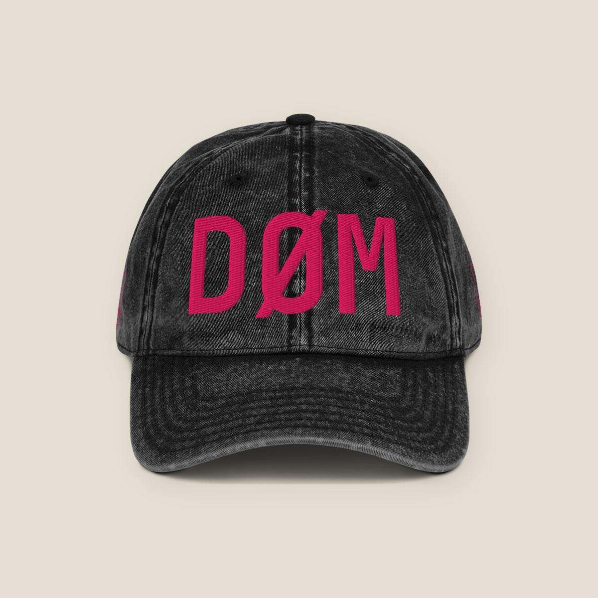 DØM · Vintage · Low Profile Hat · Fuchsia Stitch