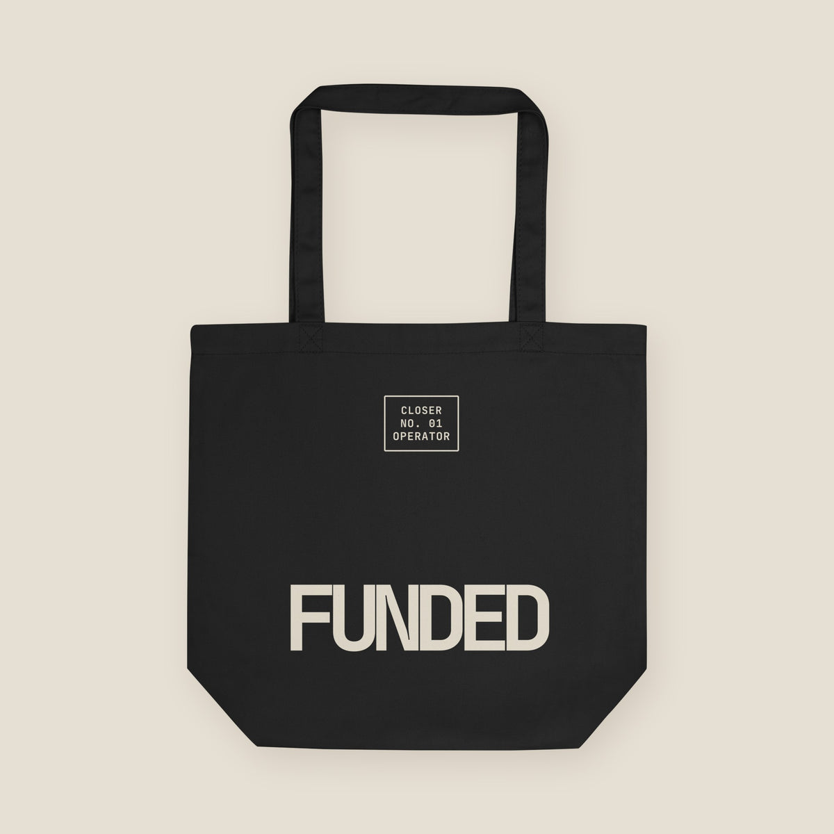 FUNDED · Eco Tote · Black