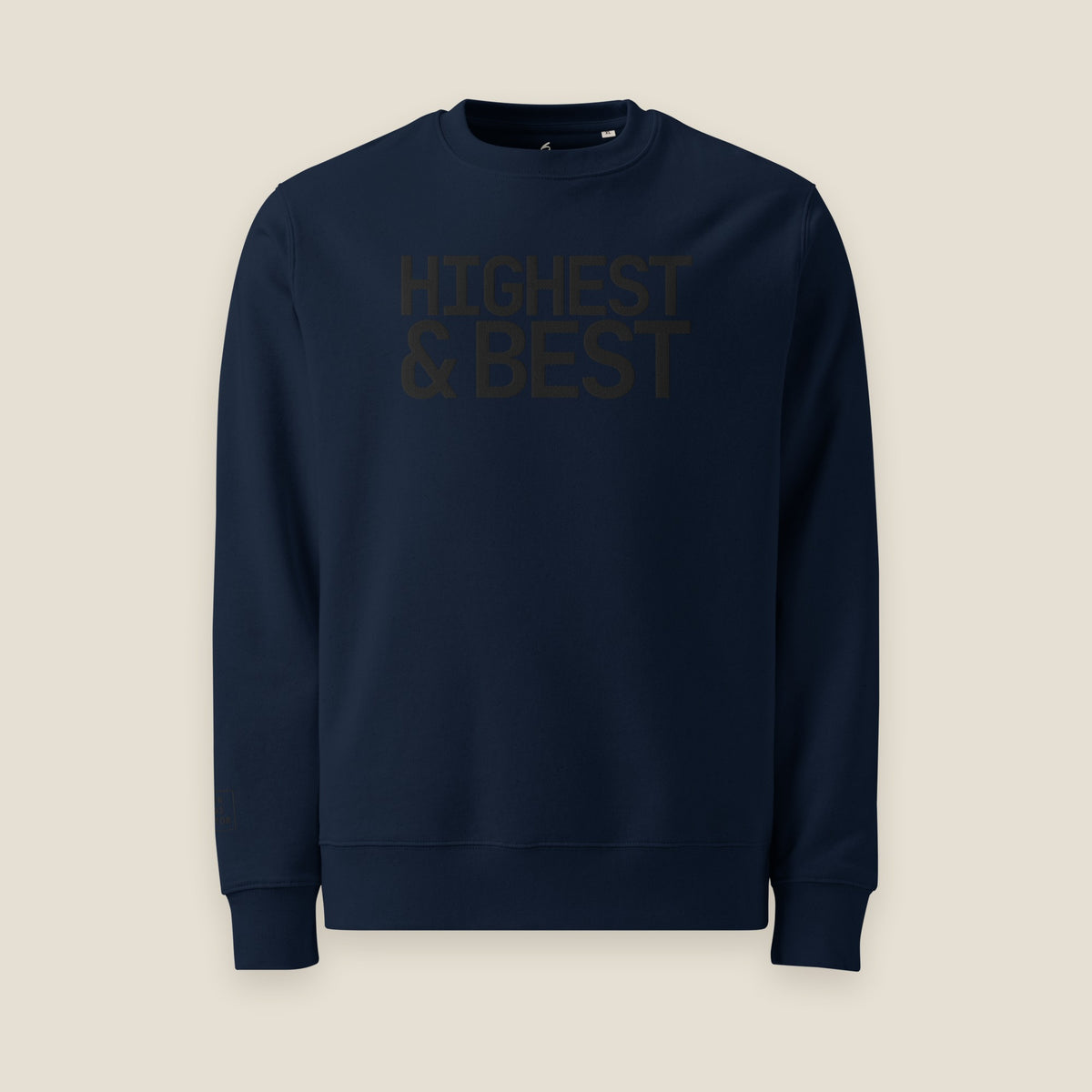 HIGHEST & BEST navy crewneck