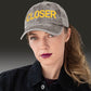 CLOSER vintage low profile hat in yellow stitch — BLUE SICKS OPERATOR