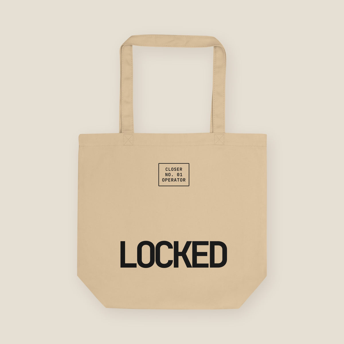 LOCKED · Eco Tote · Bone