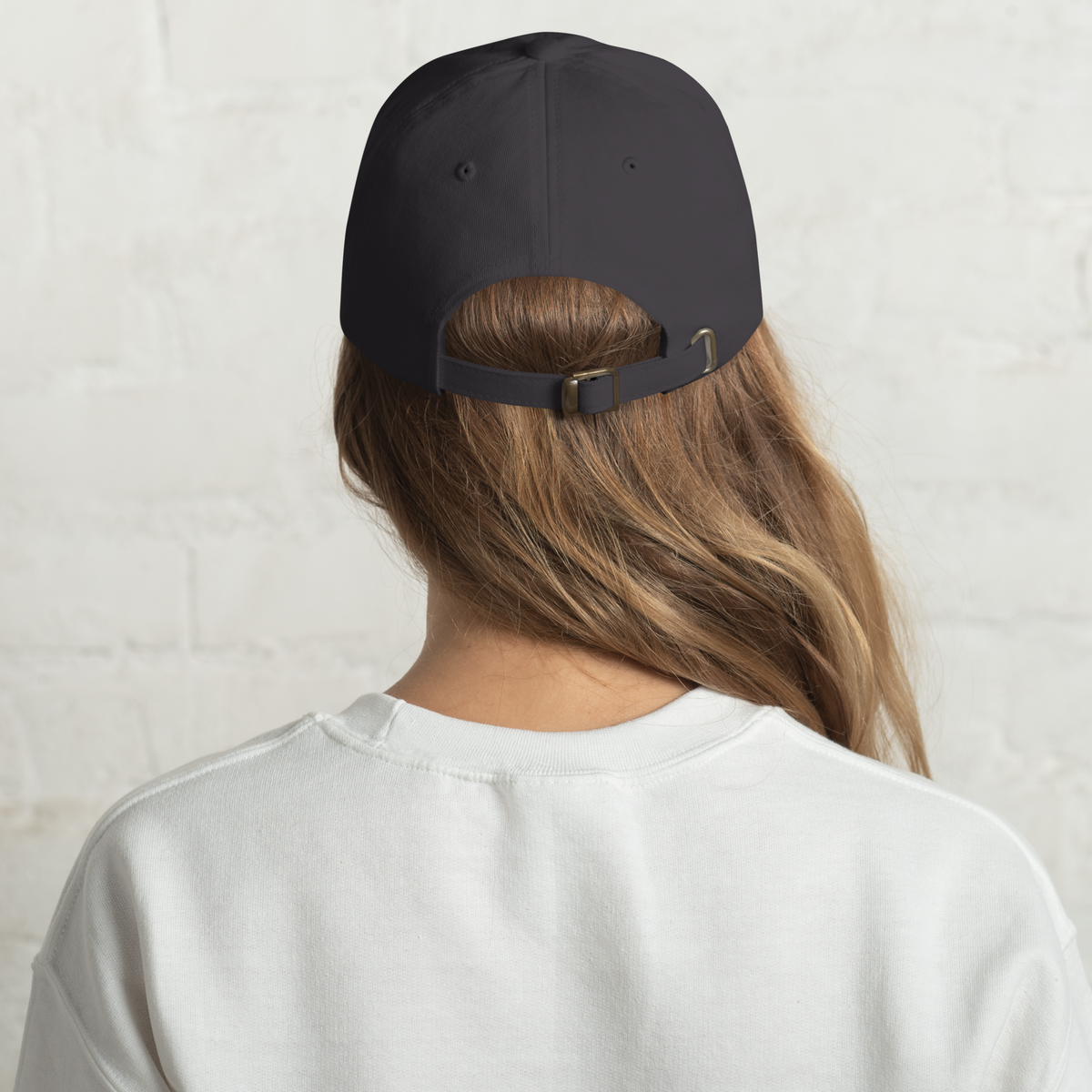 DØM low profile hat, yellow stitch — BLUE SICKS OPERATOR