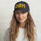 DØM low profile hat, yellow stitch — BLUE SICKS OPERATOR