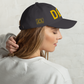 DØM low profile hat, yellow stitch — BLUE SICKS OPERATOR