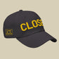 CLOSER low profile hat, yellow stitch — BLUE SICKS OPERATOR