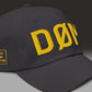 DØM snapback hat, yellow stitch — BLUE SICKS OPERATOR