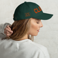 CLOSER low profile hat in spruce, orange stitch — BLUE SICKS OPERATOR