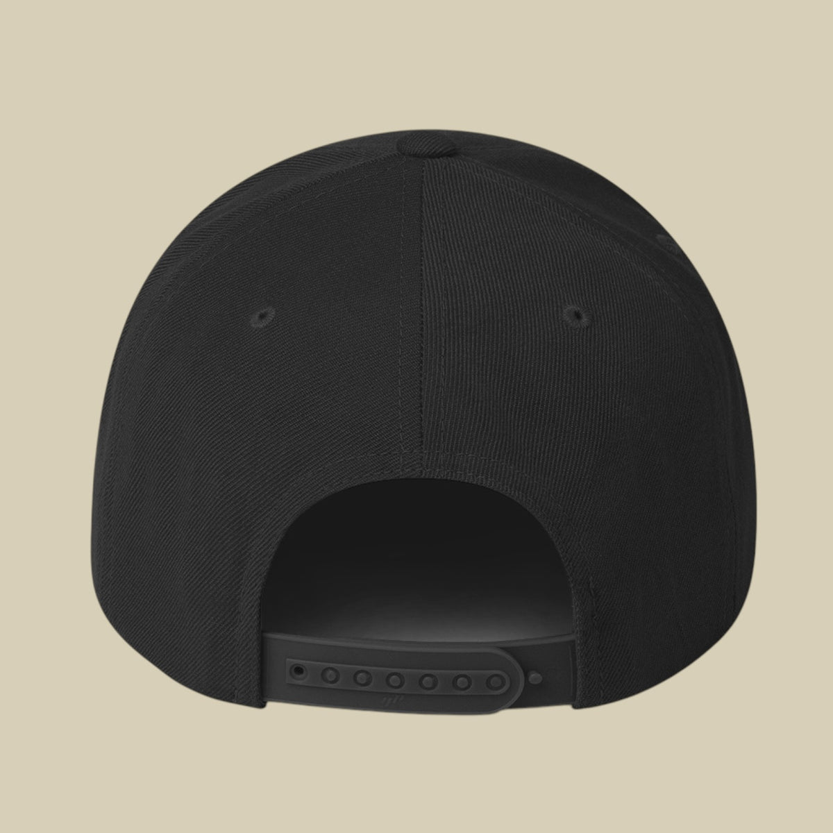 DØM snapback hat, yellow stitch — BLUE SICKS OPERATOR
