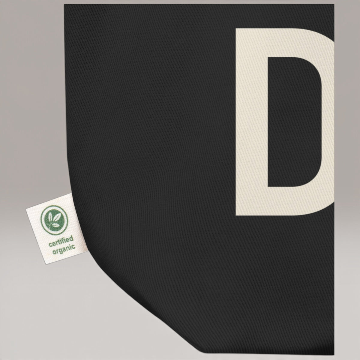 DØM organic cotton tote bag in black — BLUE SICKS OPERATOR