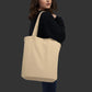 DØM organic cotton tote bag in bone — BLUE SICKS OPERATOR