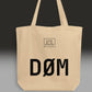 DØM organic cotton tote bag in bone — BLUE SICKS OPERATOR