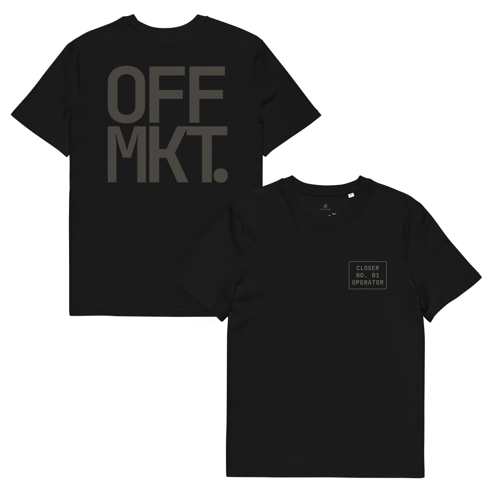 OFF MKT. · Unisex Organic T-Shirt · Black