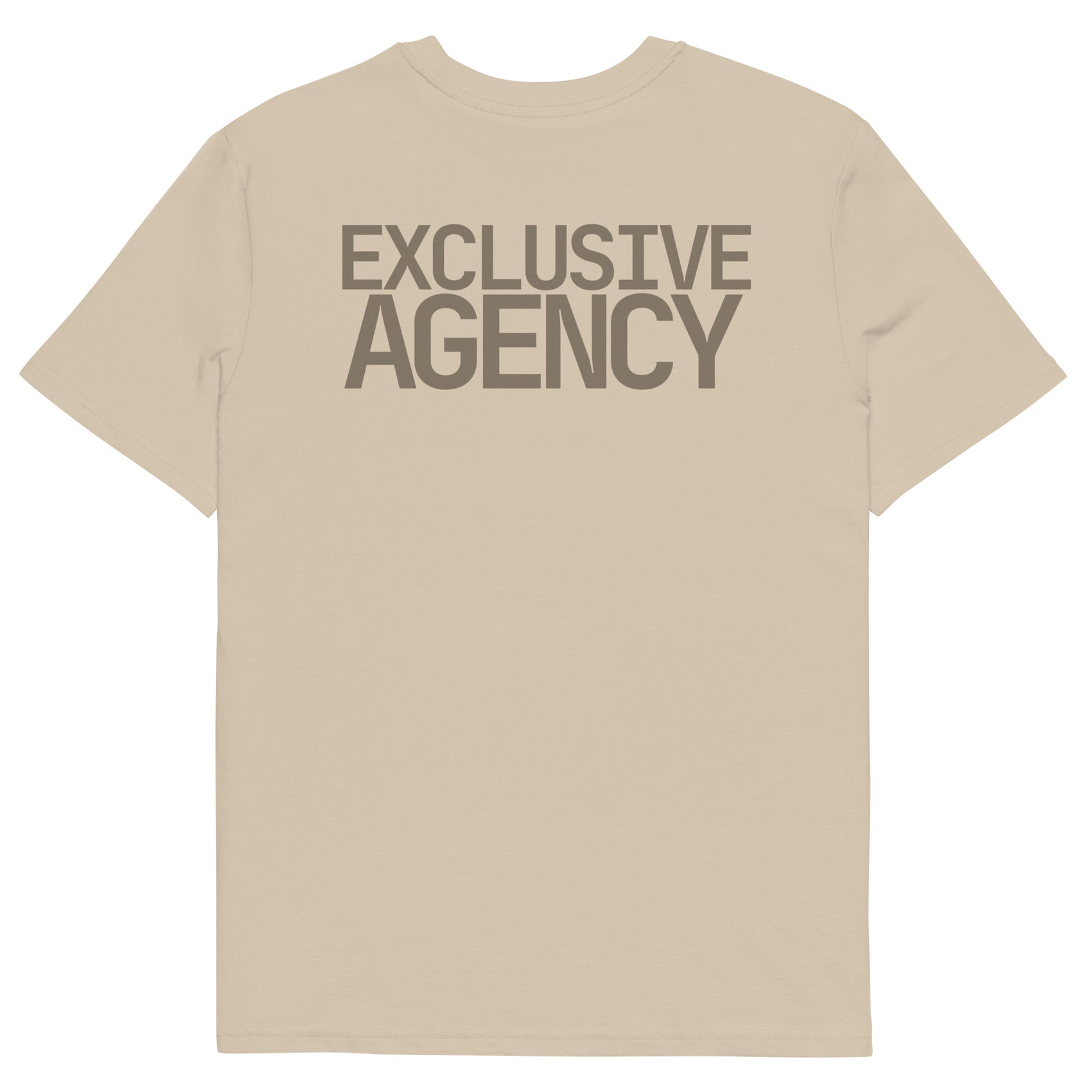 EXCLUSIVE AGENCY • Unisex • Organic T-Shirt • Desert