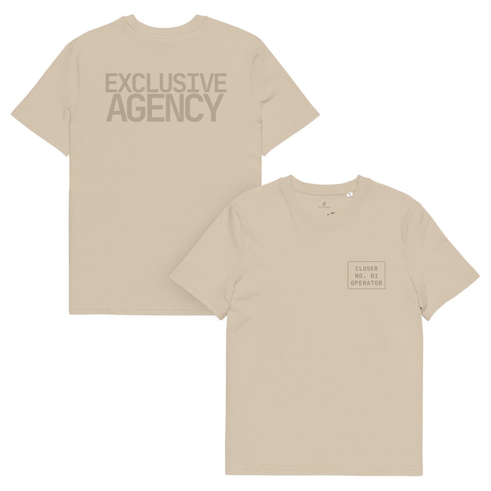 EXCLUSIVE AGENCY · Unisex Organic T-Shirt · Desert