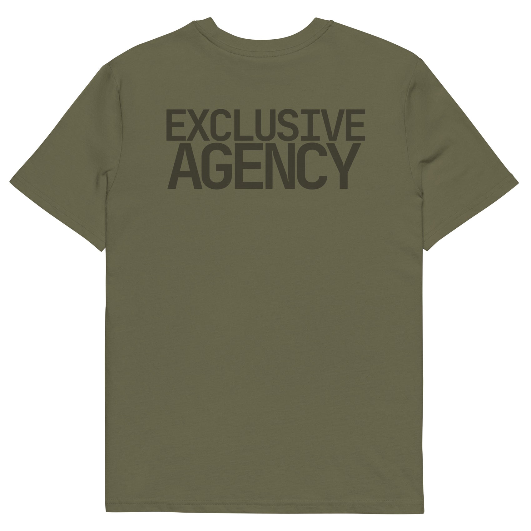 EXCLUSIVE AGENCY • Unisex • Organic T-Shirt • Army Green