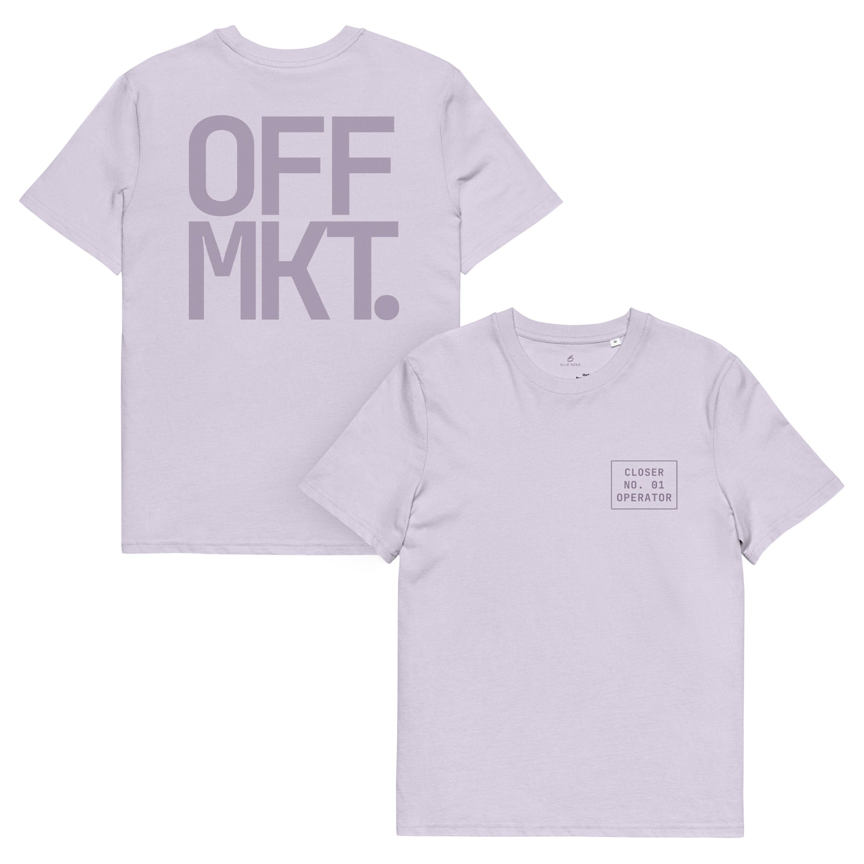 OFF MKT. · Unisex Organic T-Shirt · Lavender
