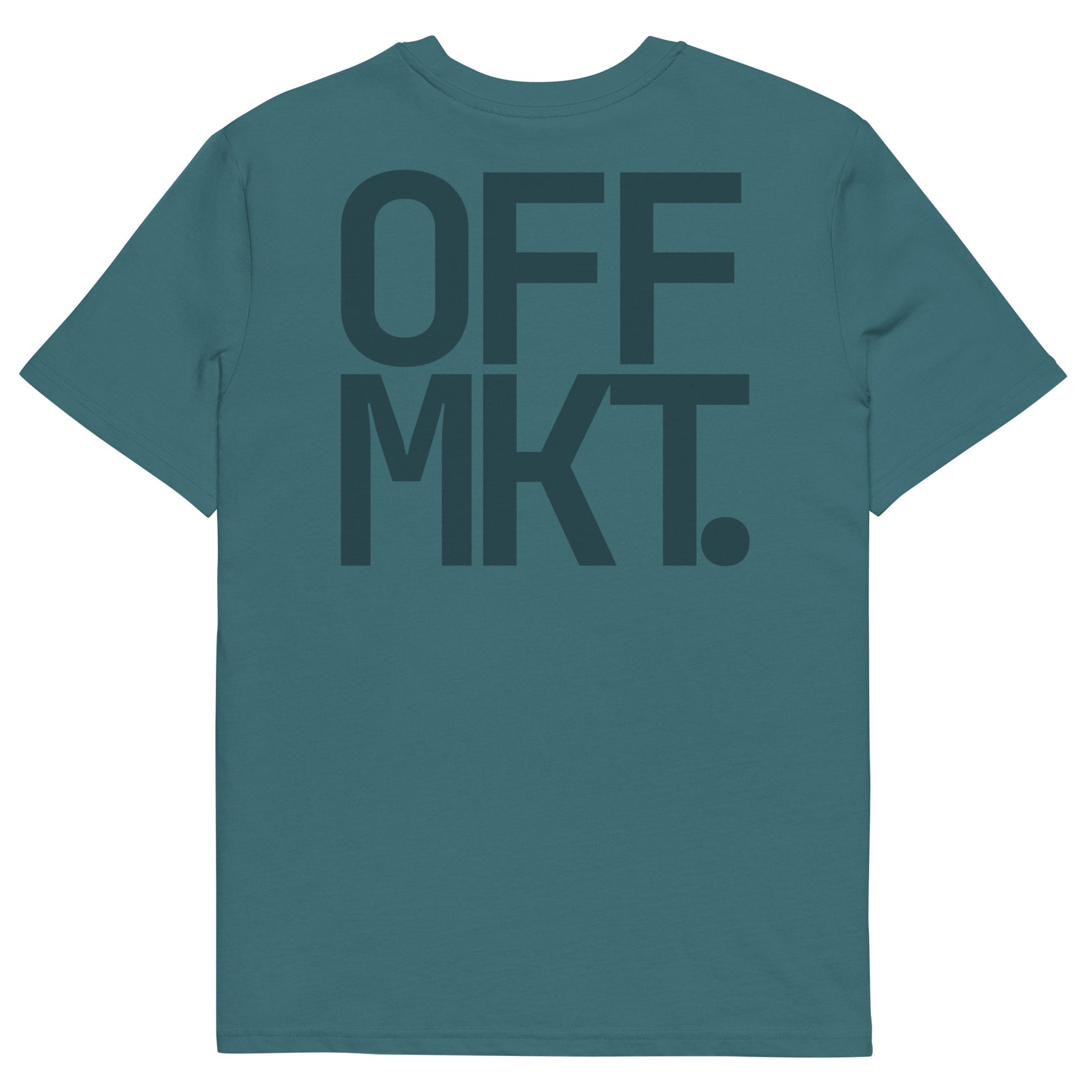 OFF MKT. • Unisex • Organic T-Shirt • Deep Teal