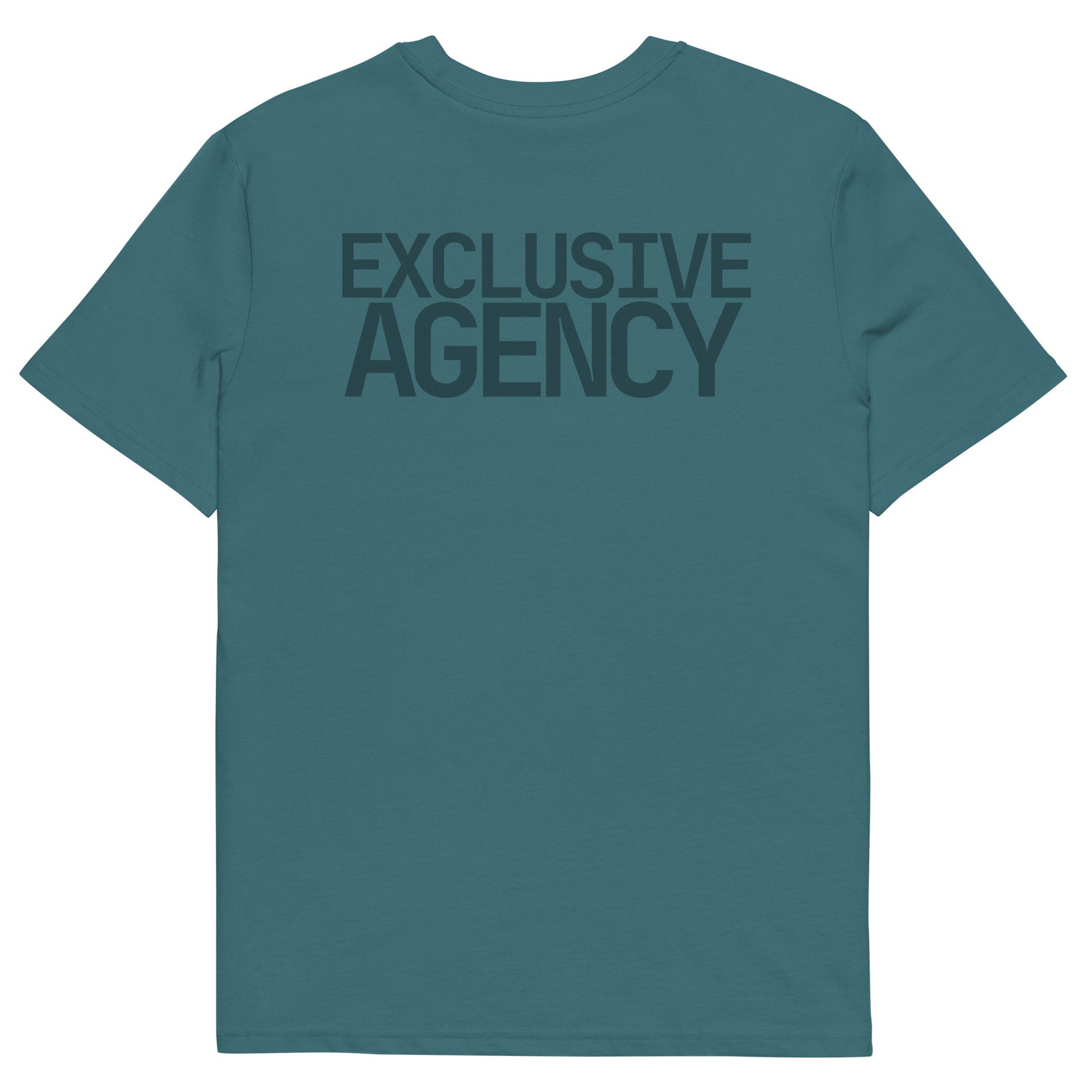 EXCLUSIVE AGENCY • Unisex • Organic T-Shirt • Deep Teal