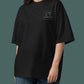 Oversized high neck t-shirt in black — BLUE SICKS OPERATOR