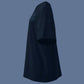 Oversized high neck t-shirt in navy — BLUE SICKS OPERATOR