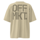 OFF MKT. · Unisex Organic · Oversized High Neck Tee · Stone