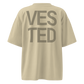 VESTED · Unisex Oversized High Neck Tee · Stone