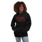 COMPENSATED · Unisex Hoodie · Ox Blood Stitch