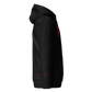 COMPENSATED · Unisex Hoodie · Ox Blood Stitch