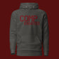 COMPENSATED heavyweight hoodie, ox blood stitch — BLUE SICKS OPERATOR