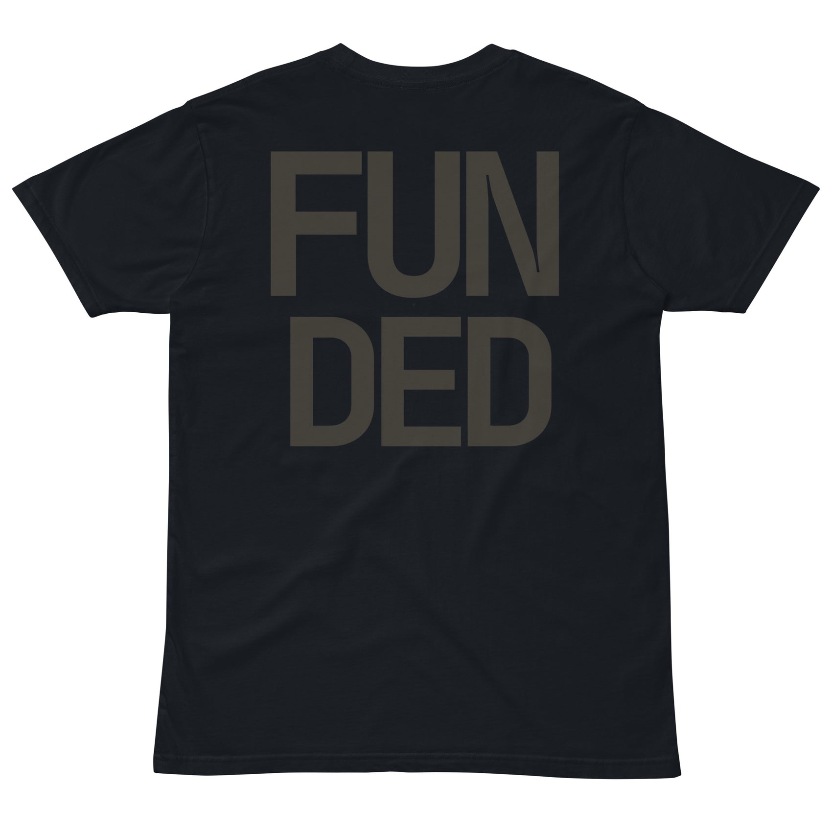 FUNDED · Unisex T-Shirt · Midnight Blue