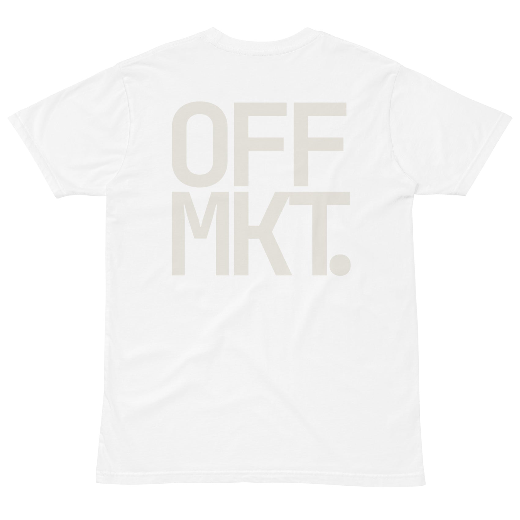 OFF MKT. · Unisex T-Shirt · White