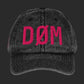 DØM vintage low profile hat, fuchsia stitch — BLUE SICKS OPERATOR