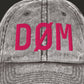 DØM vintage low profile hat, fuchsia stitch — BLUE SICKS OPERATOR