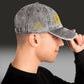DØM vintage low profile hat, yellow stitch — BLUE SICKS OPERATOR