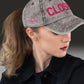 CLOSER vintage low profile hat, fuchsia stitch — BLUE SICKS OPERATOR