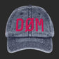 DØM vintage low profile hat, fuchsia stitch — BLUE SICKS OPERATOR