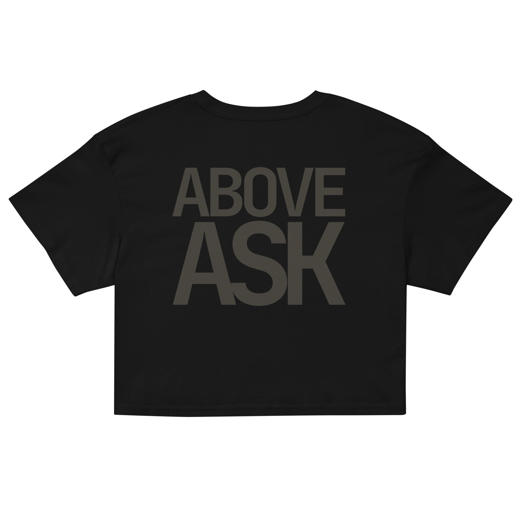 ABOVE ASK · Women's Crop Top · Black