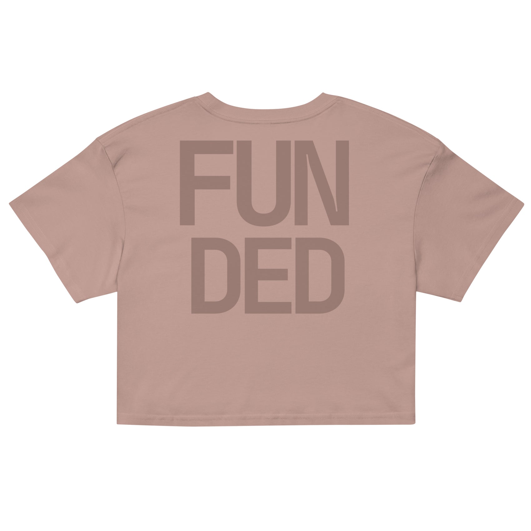 FUNDED · Women's Crop Top · Terracotta