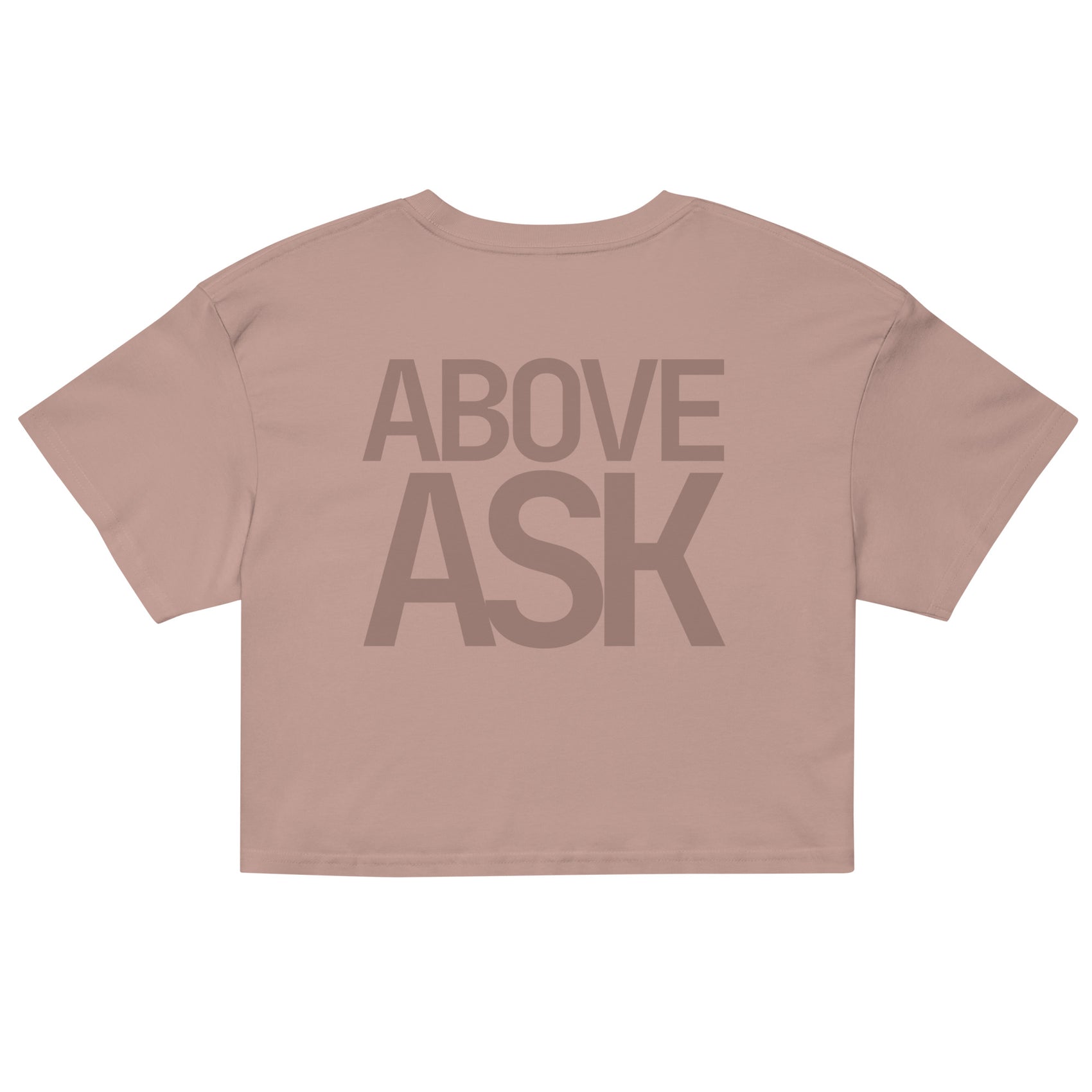 ABOVE ASK · Women's Crop Top · Terracotta