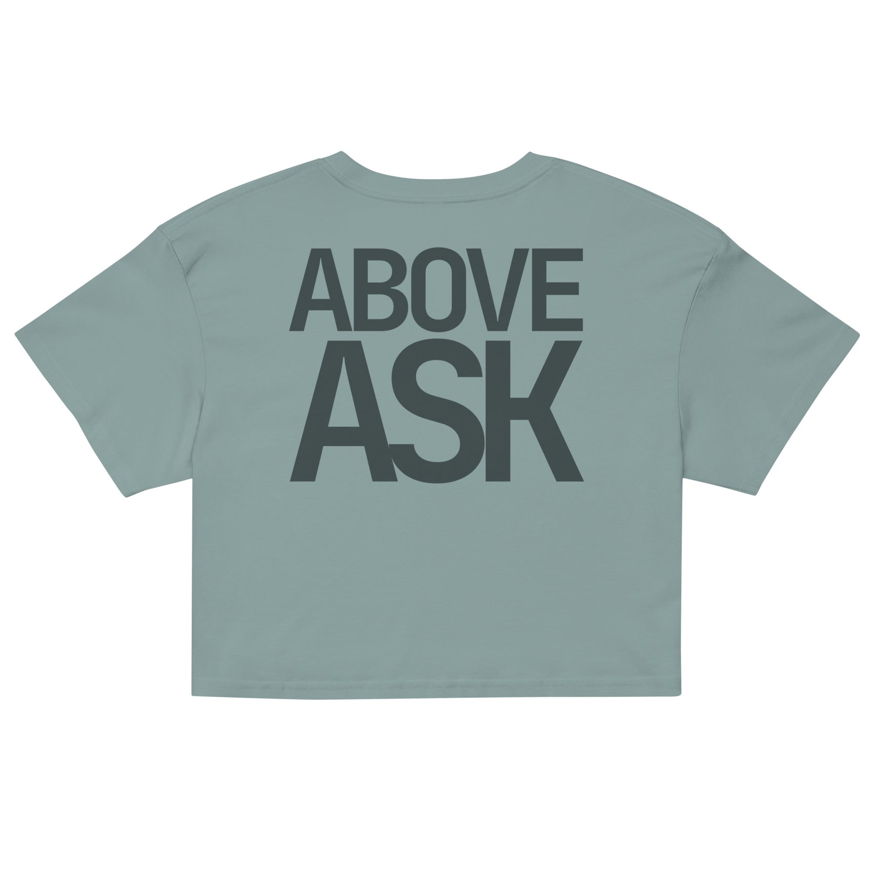 ABOVE ASK · Women's Crop · Mineral