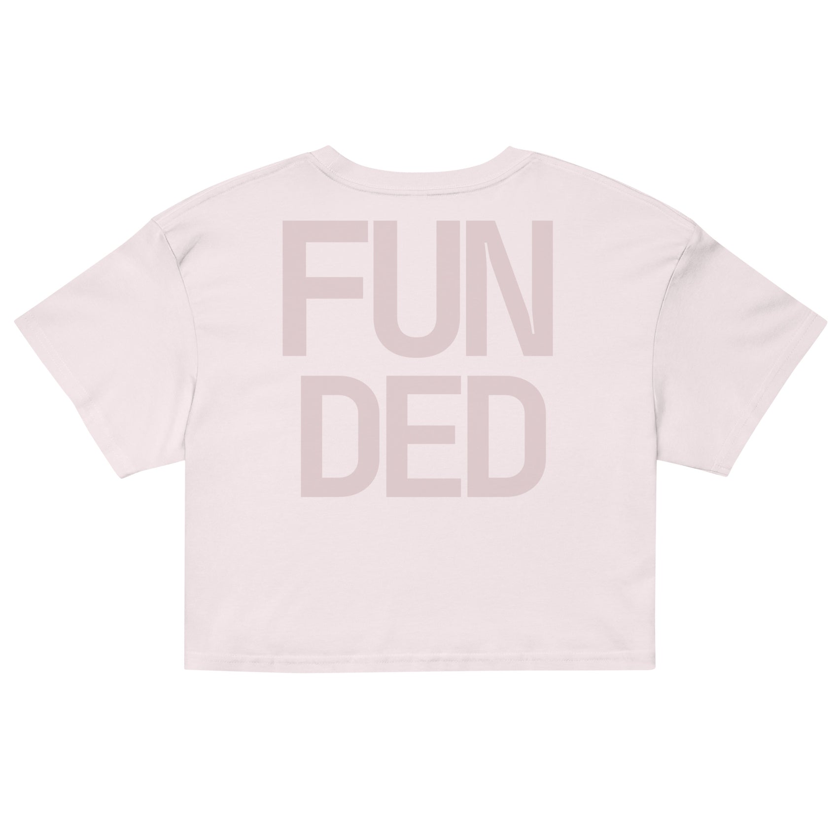 FUNDED · Women's Crop Top · Pale Pink