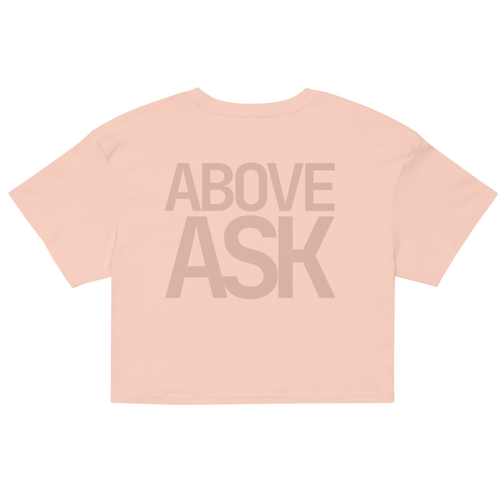 ABOVE ASK · Women's Crop Top · Peach